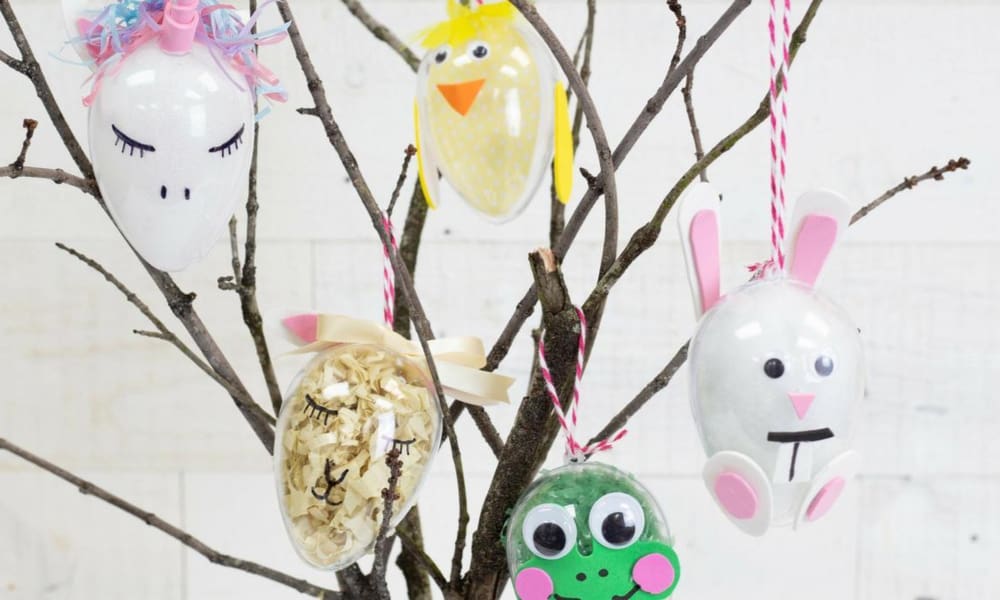 5 DIY EASTER EGG ORNAMENTS