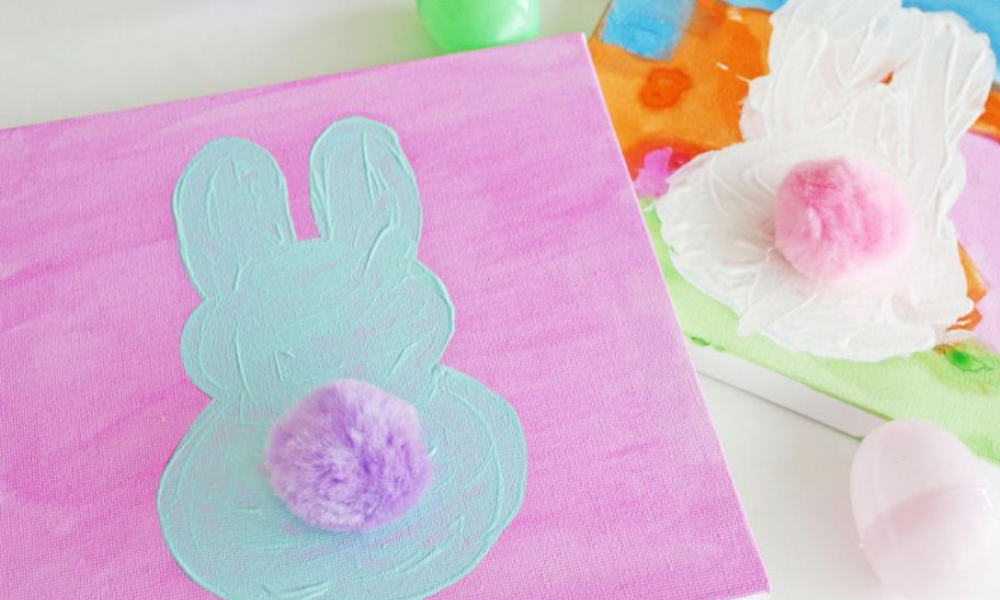 EASTER BUNNY CANVAS ART