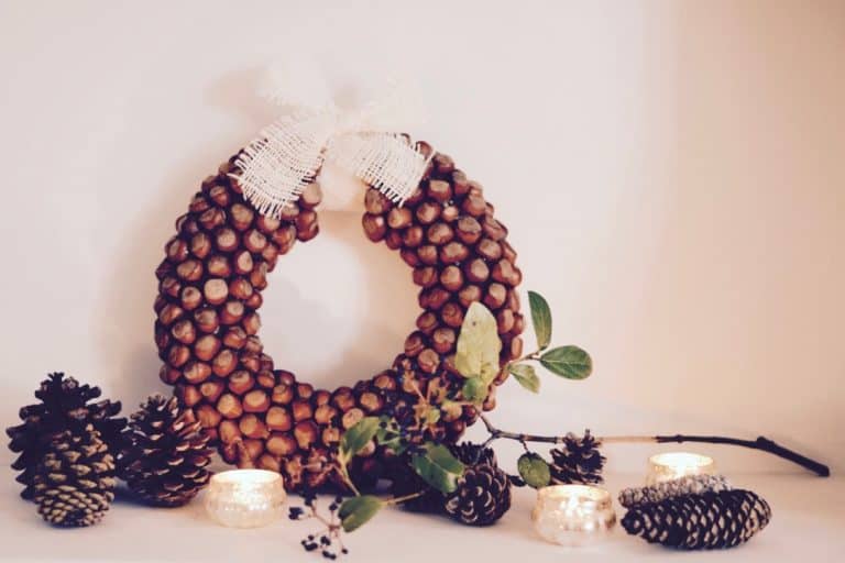 Make a Hazelnut Fall Wreath