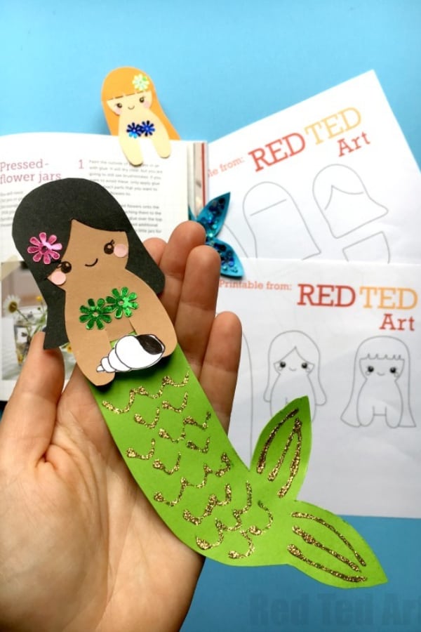 Mermaid Bookmark DIY