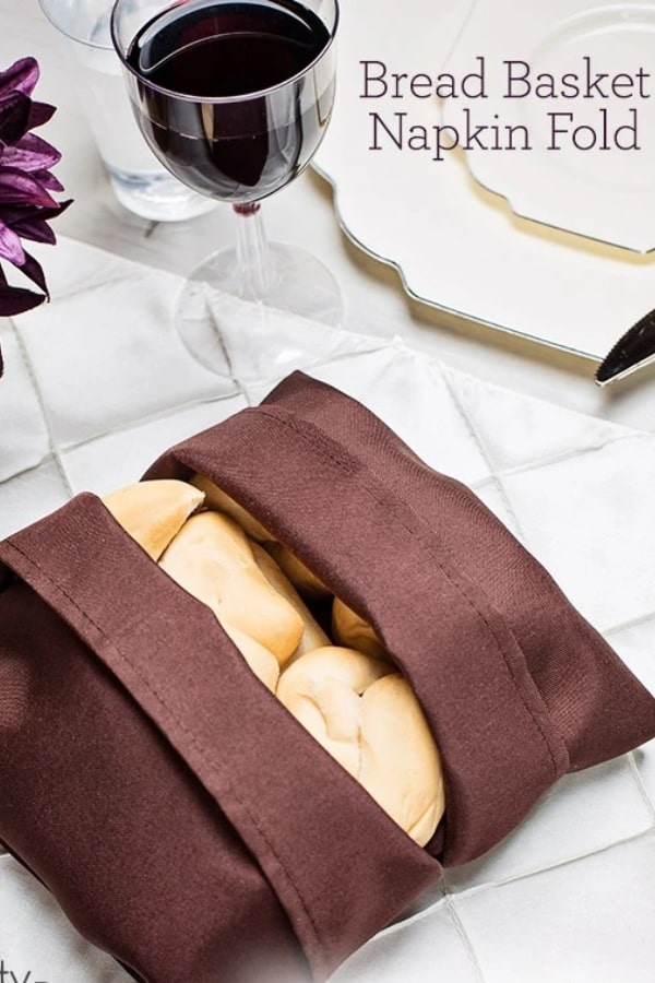 bread basket napkin fold