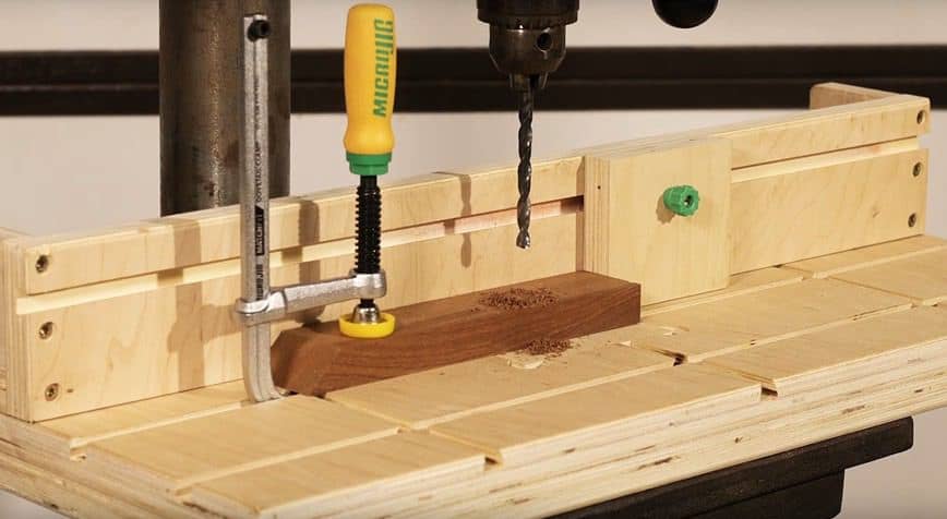 DIY Drill Press Table and Fence