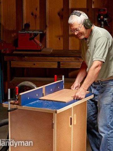 Homemade Router Table Fence