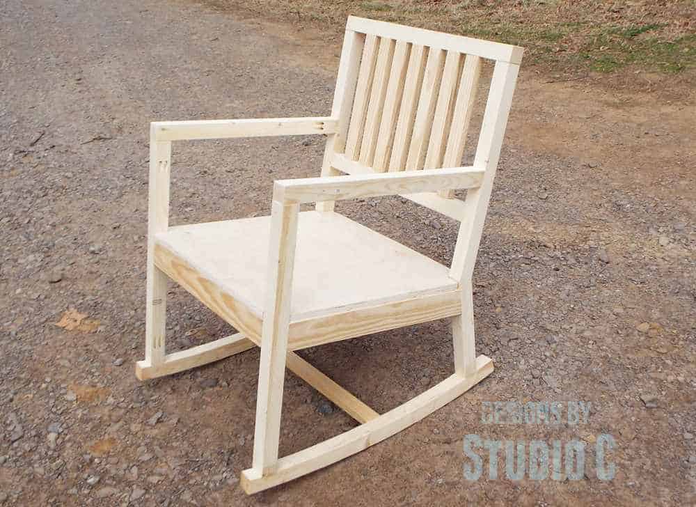 DIY Homemade Rocking Chair