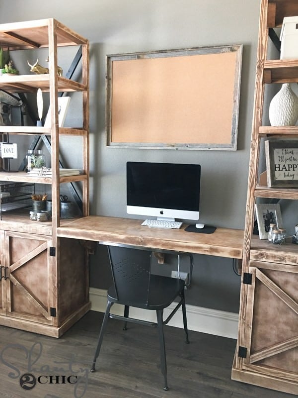 DIY Office Towers Floating Desk