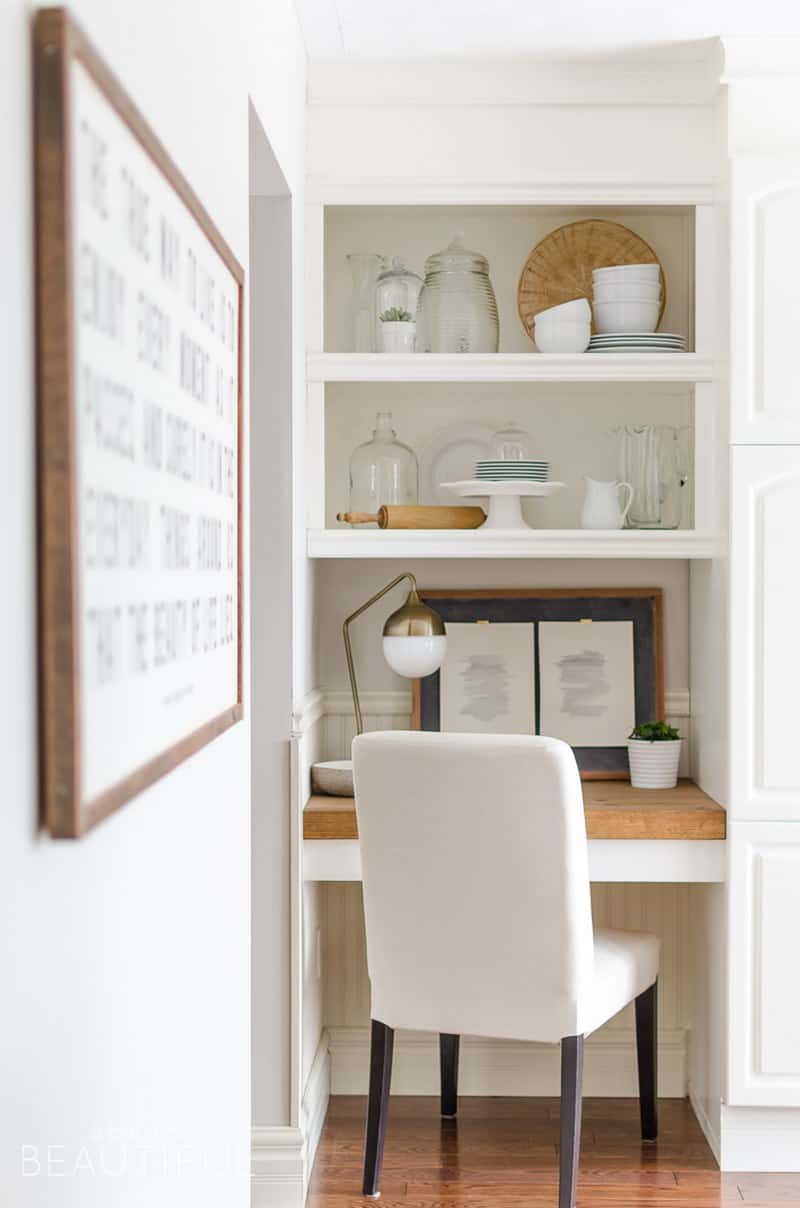 Easy DIY Floating Desk with Storage