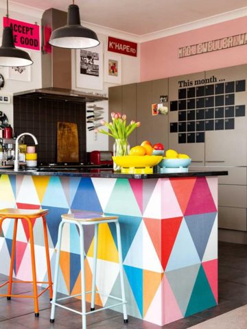 Colourful and Unique Kitchen Bar Ideas