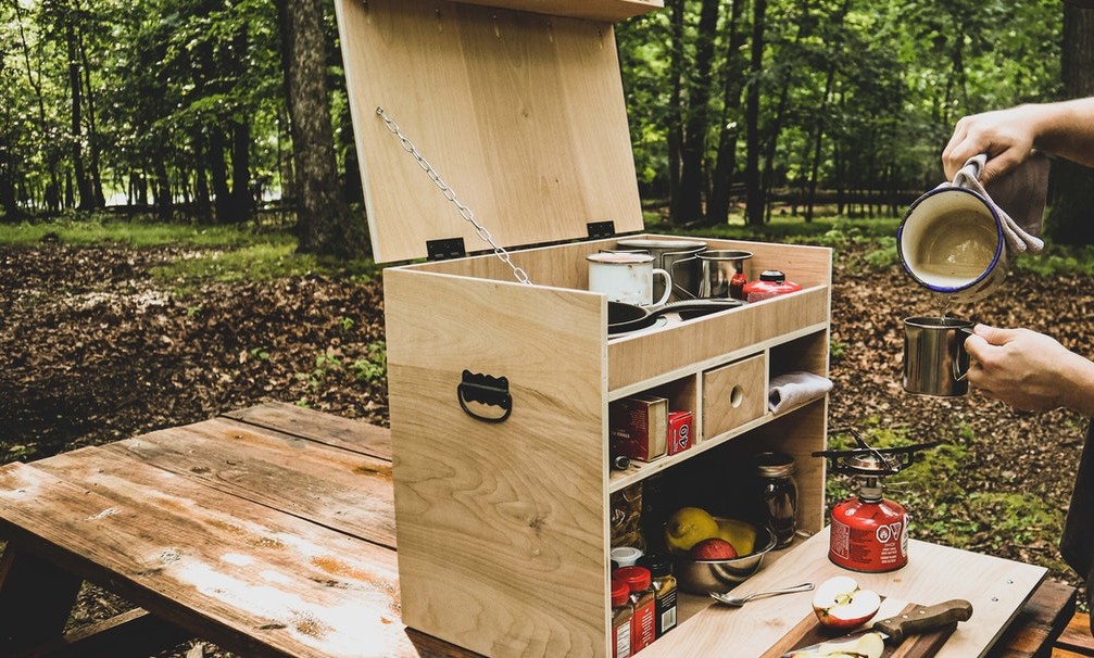 11. DIY Lightweight Camp Kitchen