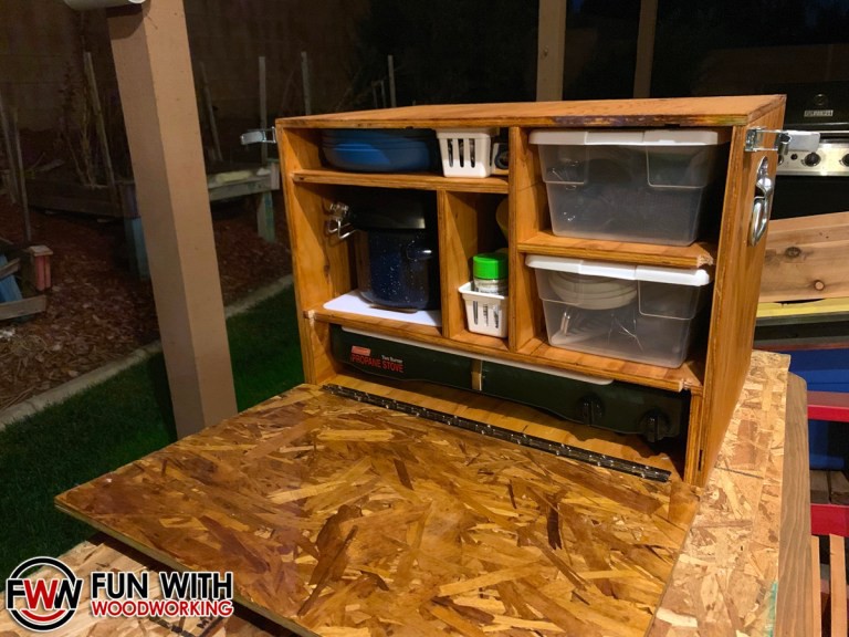 13. DIY Lightweight Plywood Camp Kitchen