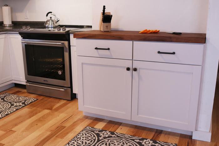 20. Plywood Kitchen Cabinet With White Paint