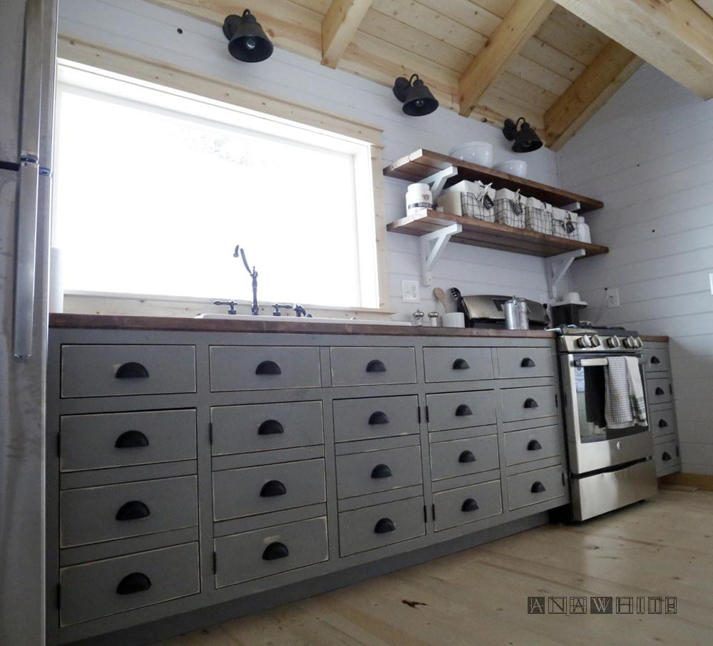 21. Apothecary Style Kitchen Cabinet