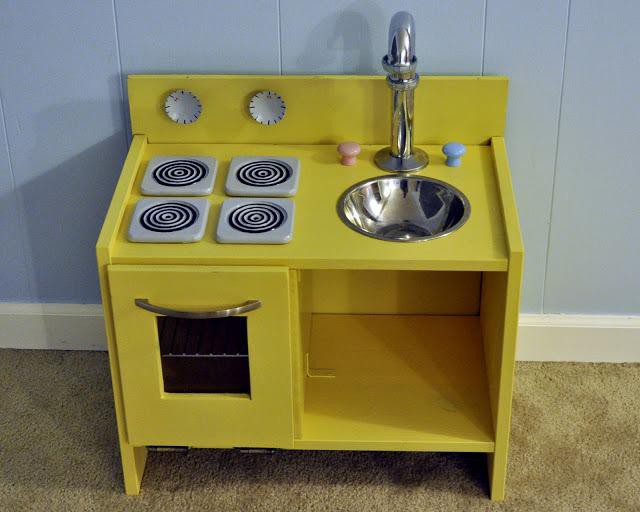 23. DIY Play Kitchen For Kids