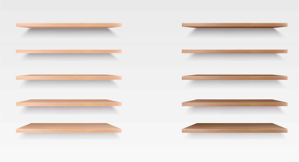 29. WOODEN SHELVES A FLOATING TOUCH