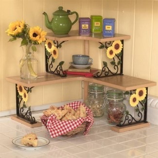 3. SUNFLOWER CORNER SHELVES