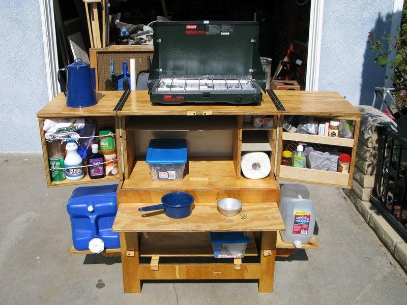 5. DIY Chuck Box Camp Kitchen