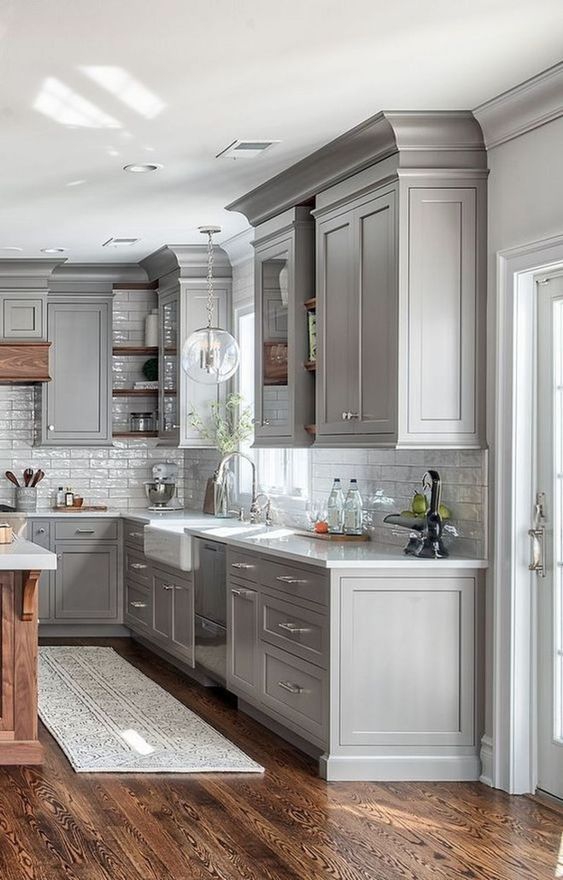 6.Luxury Farmhouse Kitchen Idea