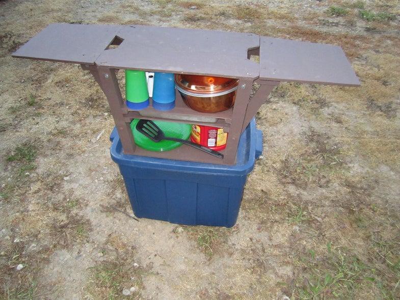 8. Low Budget Camp Kitchen