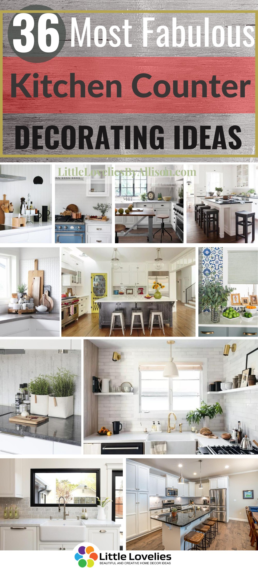 18 Of The Most Fabulous Kitchen Counter Decorating Ideas
