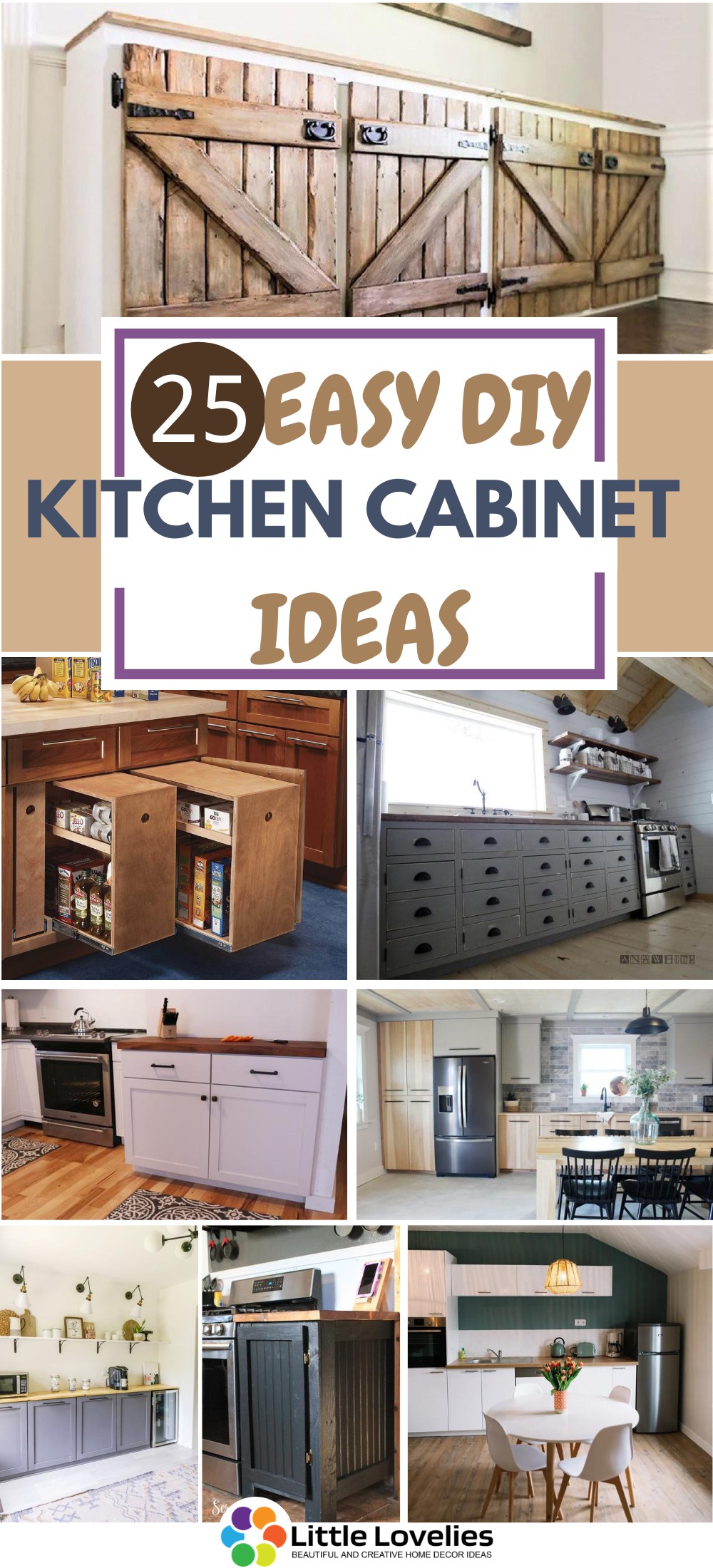 18 DIY Kitchen Cabinet Ideas That Are Beautiful