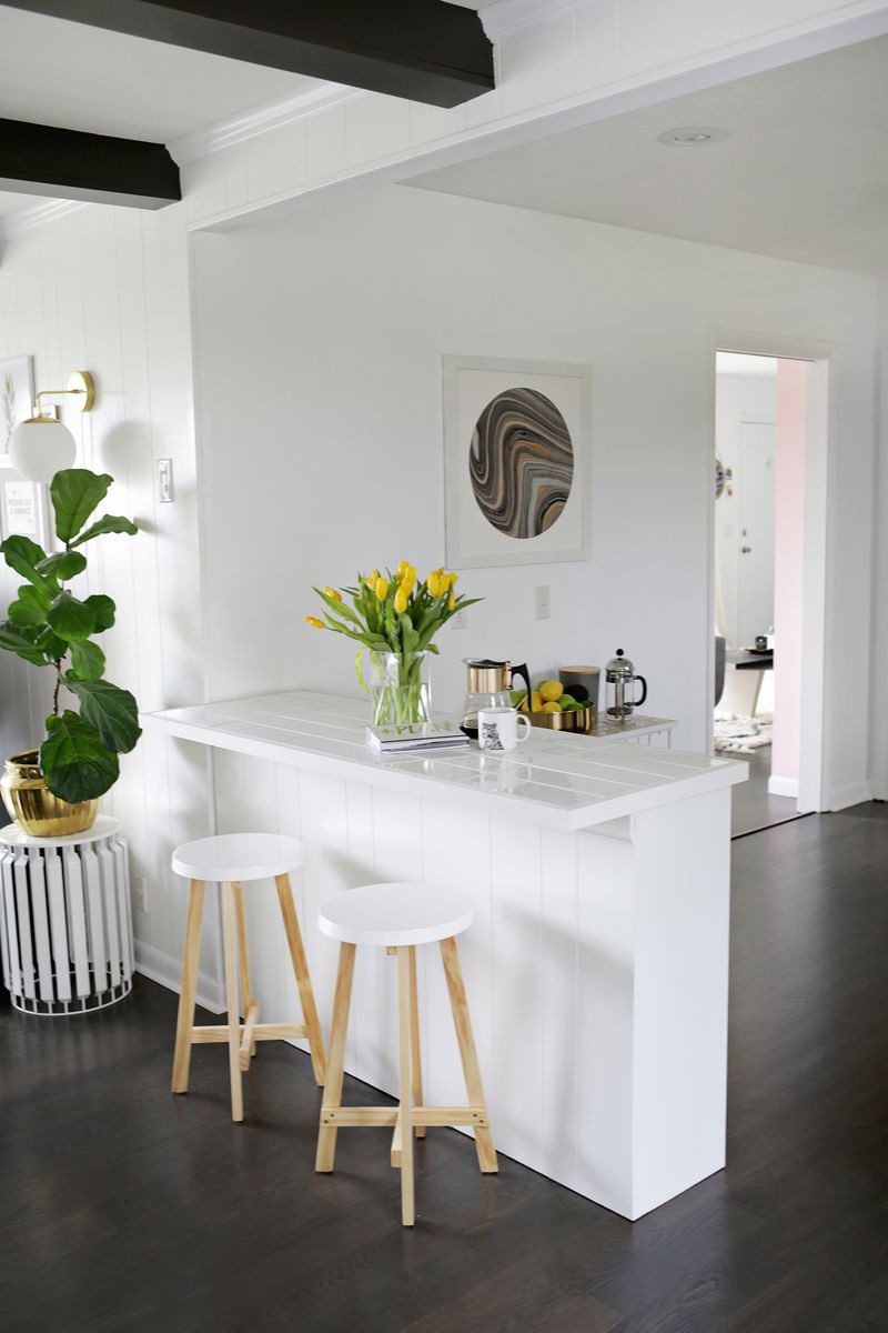 1. DIY Geflieste Arbeitsplatte