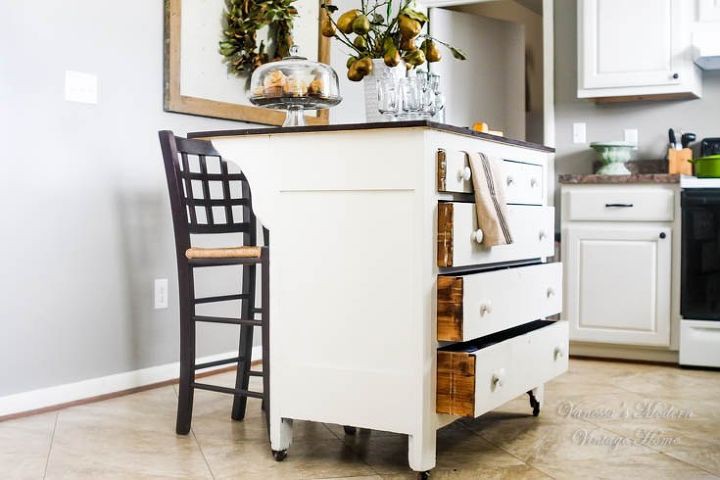 10. From Dresser To Kitchen Island
