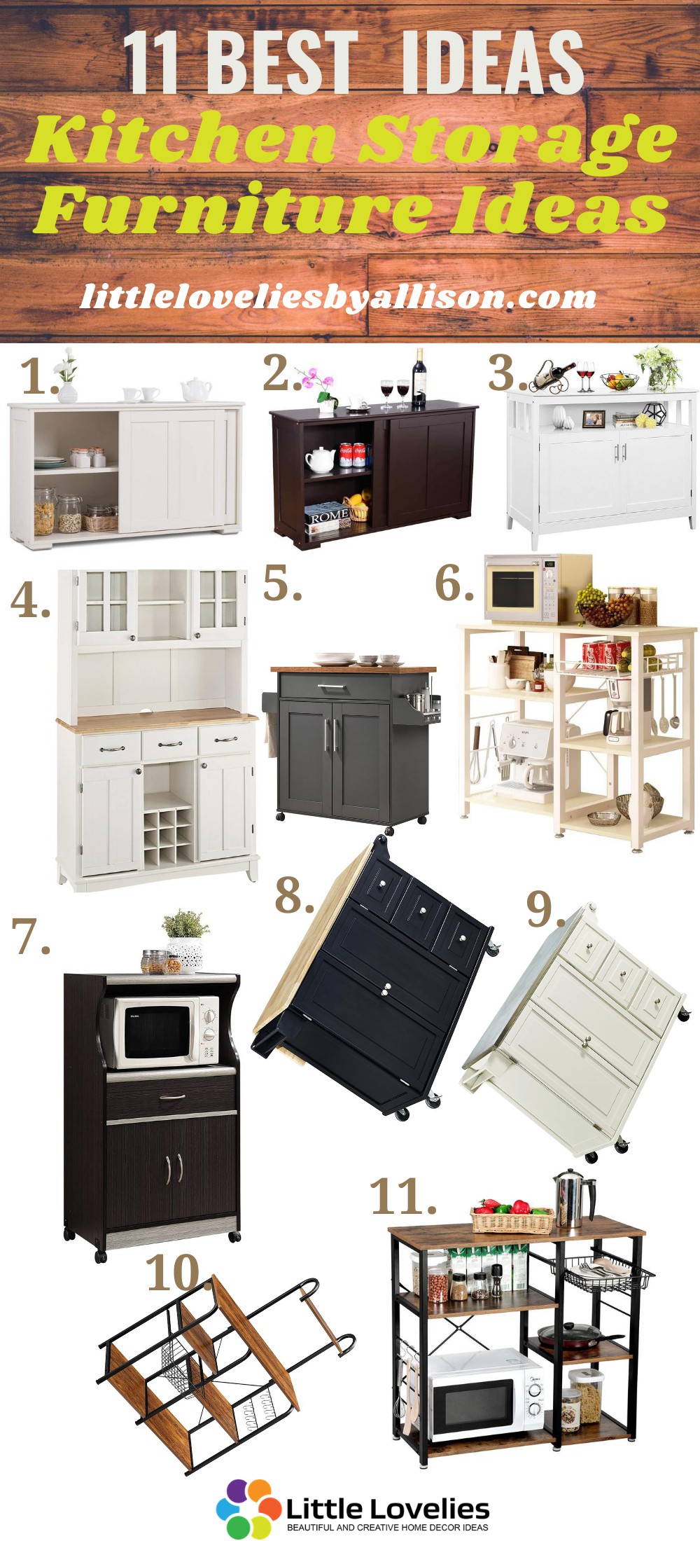 11 Kitchen Storage Furniture Ideas