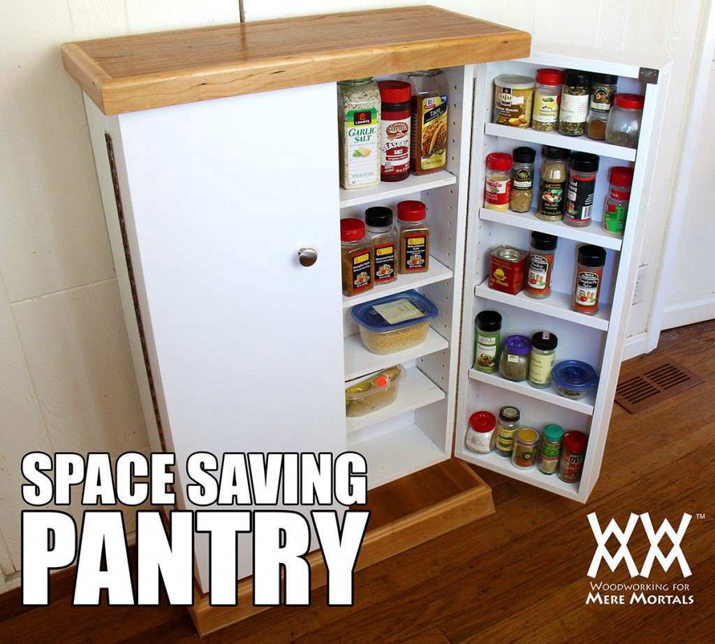 12. DIY Small Pantry For Spices