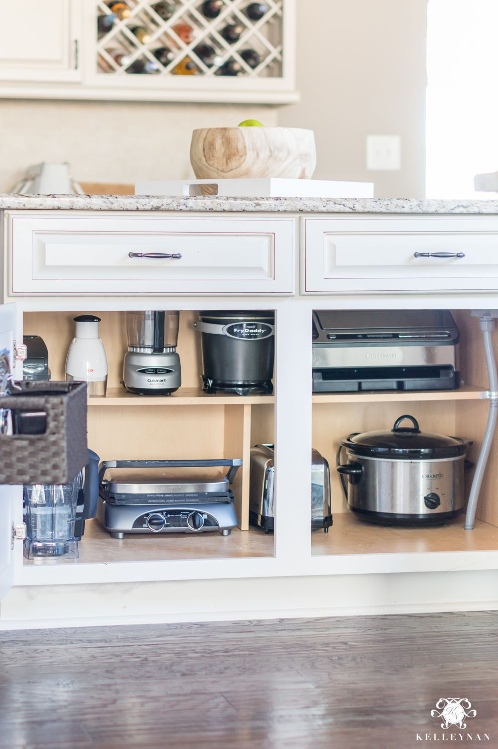 14. Lower Cabinet Storage For Kitchen Appliances