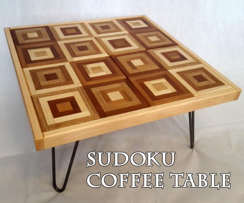 15. Sudoku Coffee Table DIY