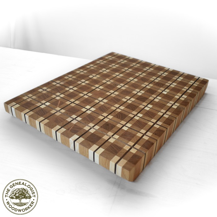 17. DIY Plaid Cutting Board