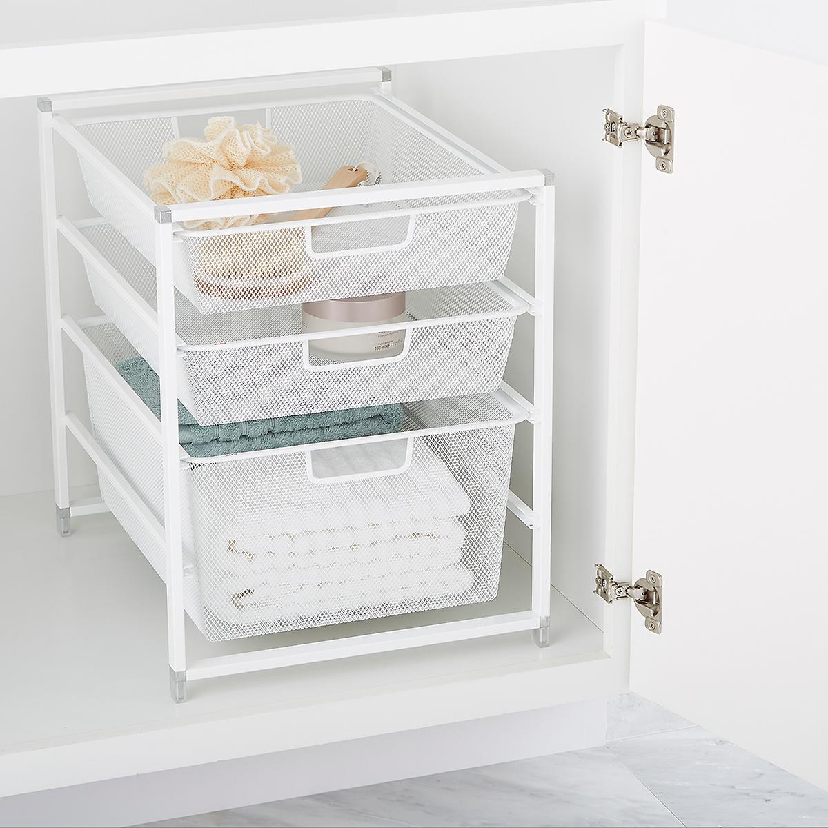 17. Mesh Drawer For Under Kitchen Sink Storage