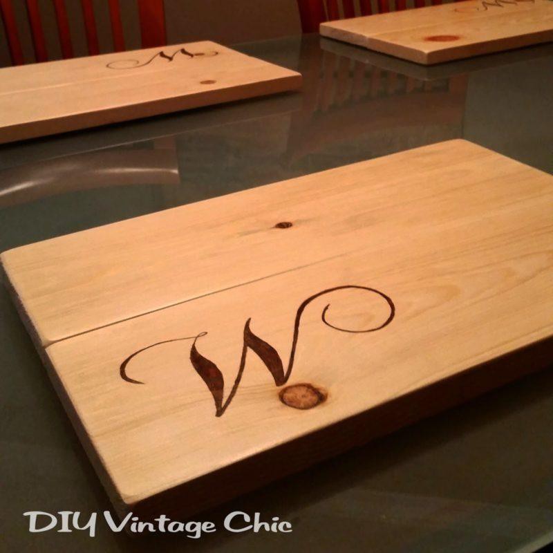 19. DIY Wooden Placemats
