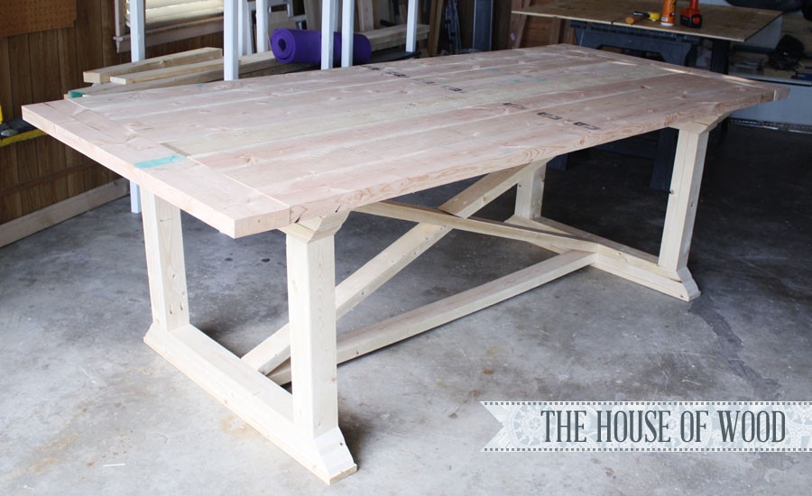 2. DIY kitchen Dining Table