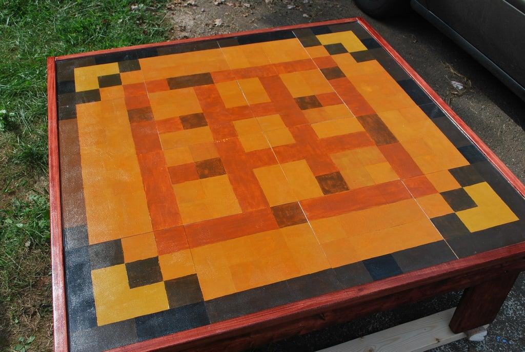 20. DIY Minecraft Coffee Table