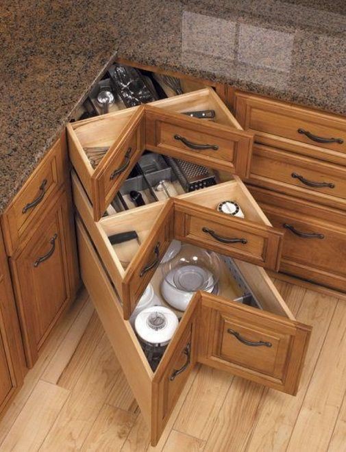 20. Drawers That Fit In Corners