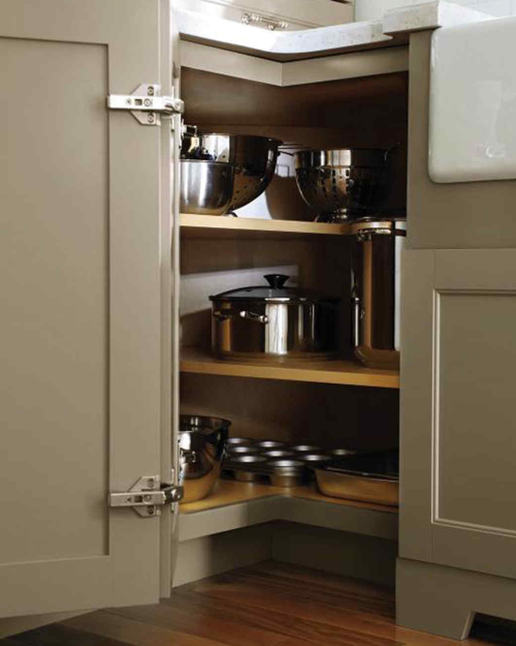 21. Kitchen Corner Storage Cabinet Shelf