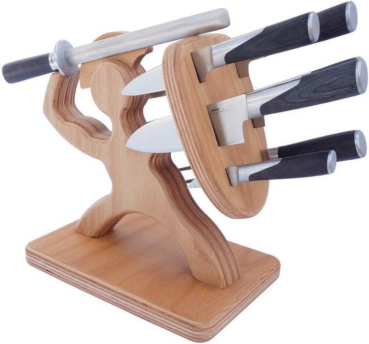 24. DIY Fancy Knife Block