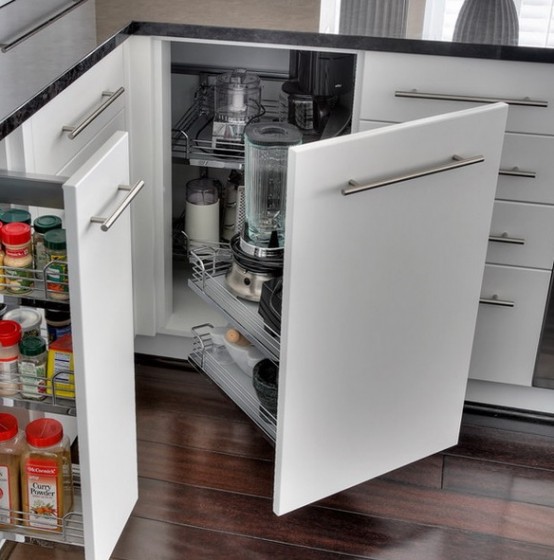 22. Corner Storage For Kitchen Appliances