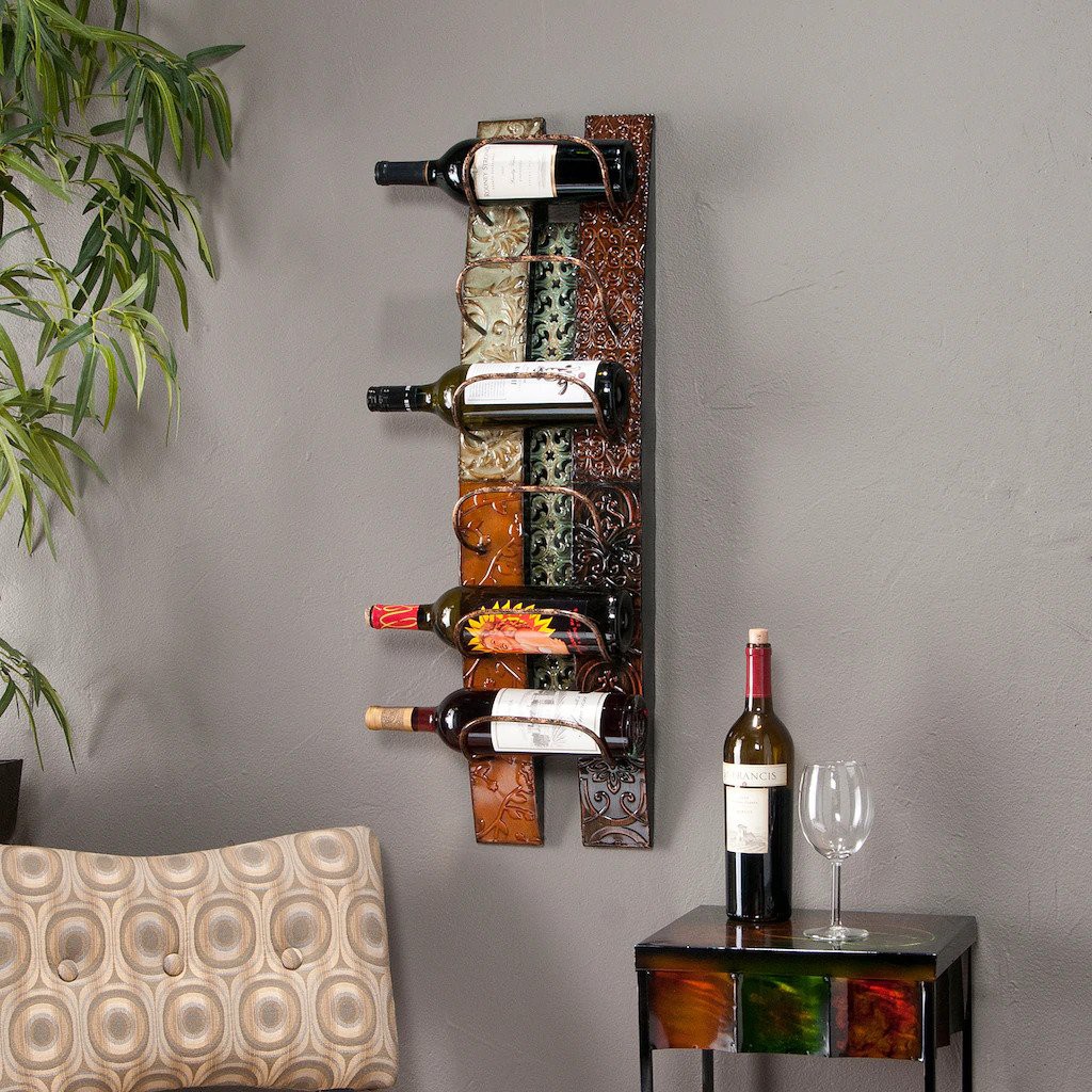 23. Wall Mount Wine Storage