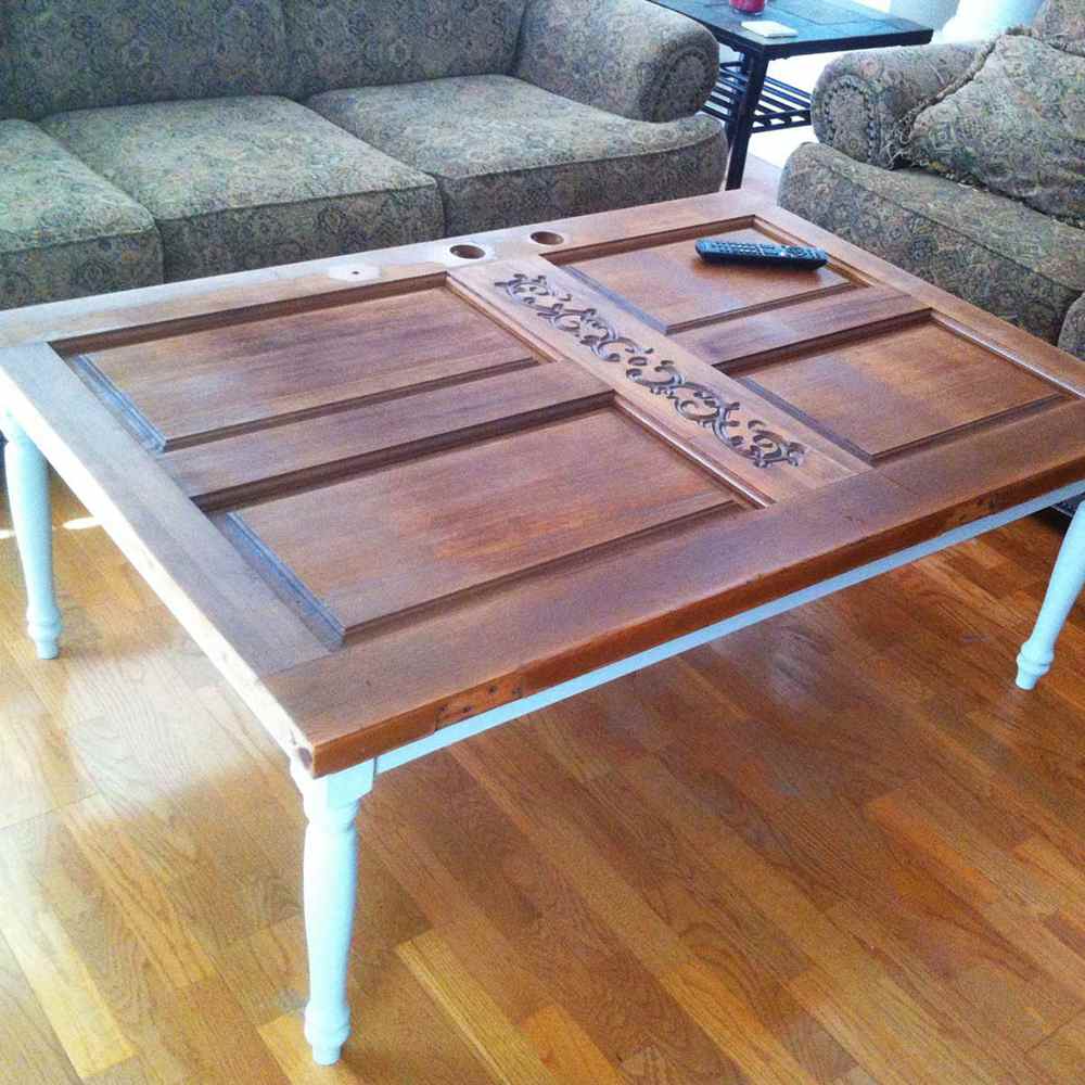 4. Old Door Coffee Table