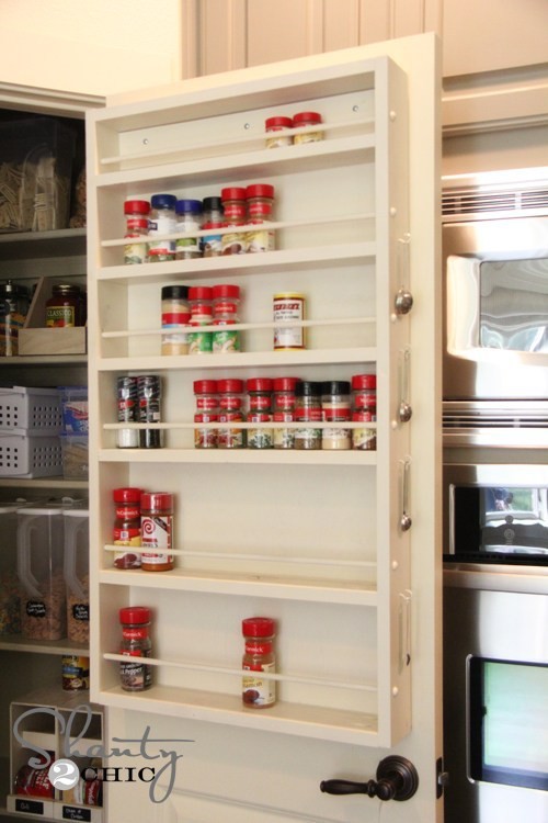 5. DIY Spice Rack Door