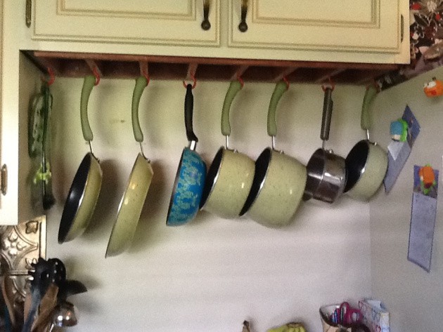 25 DIY Pot Rack Ideas - Easy Ways To Organize Pots And Pans