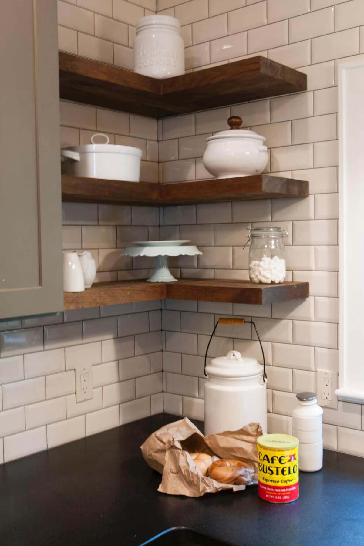 5. Wall Hanging Kitchen Corner Storage Idea