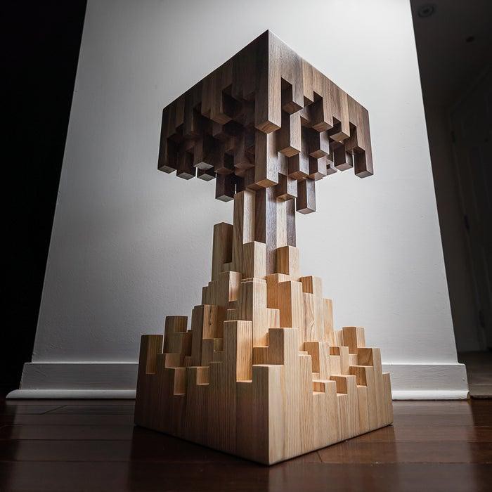 6. DIY Pixelated End Table