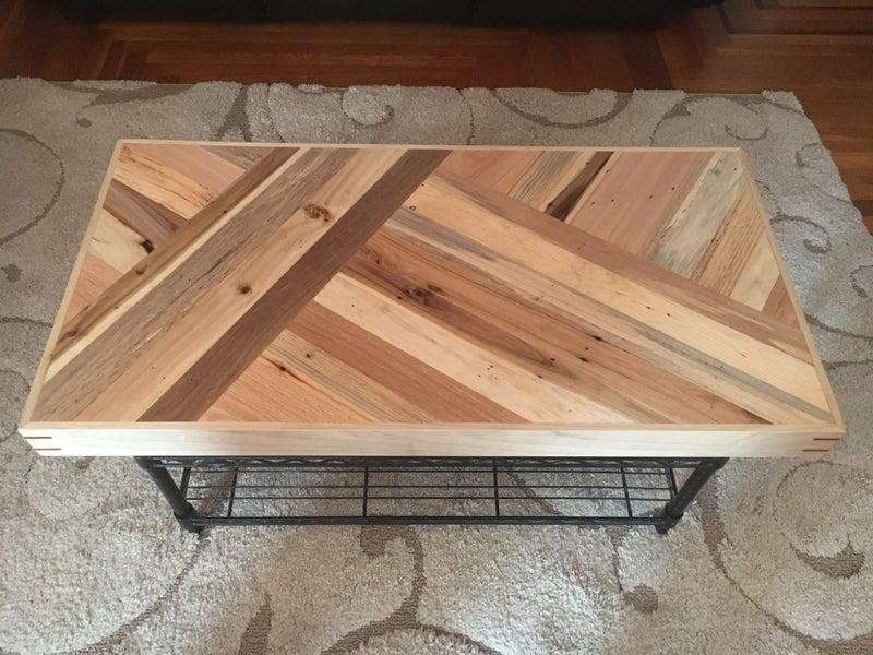 6. Patterned Pallet Coffee Table