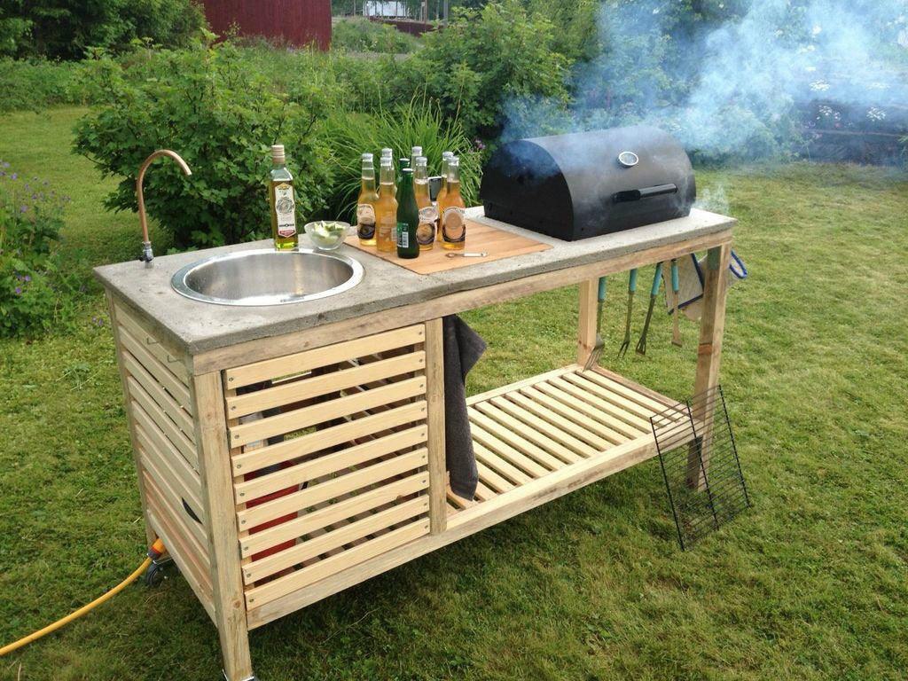 7. Simple Low Budget Outdoor Kitchen