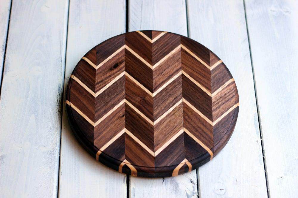 9. DIY Chevron Cutting Board