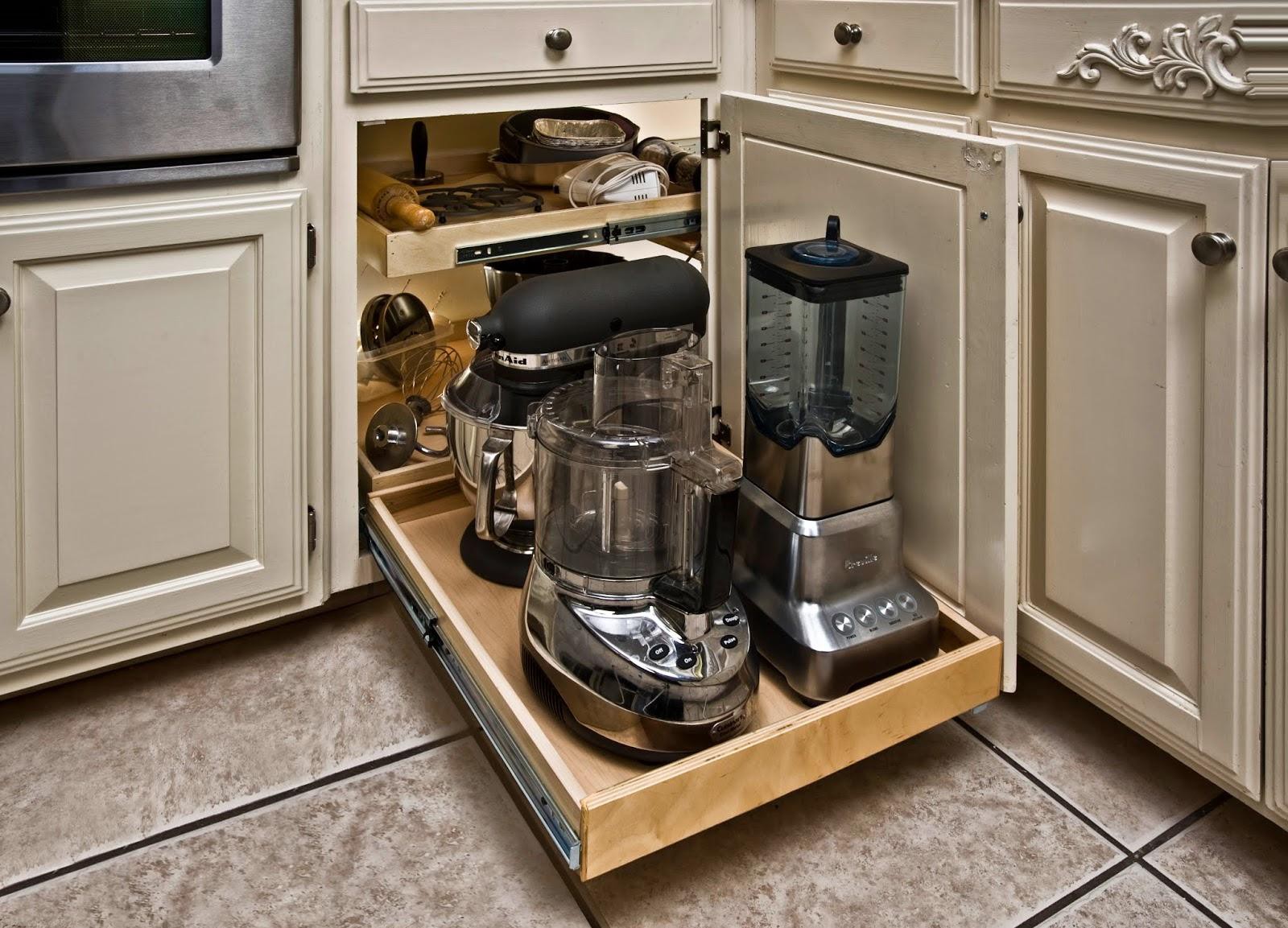 9. Pull Out Cabinet Kitchen Appliance Organiser