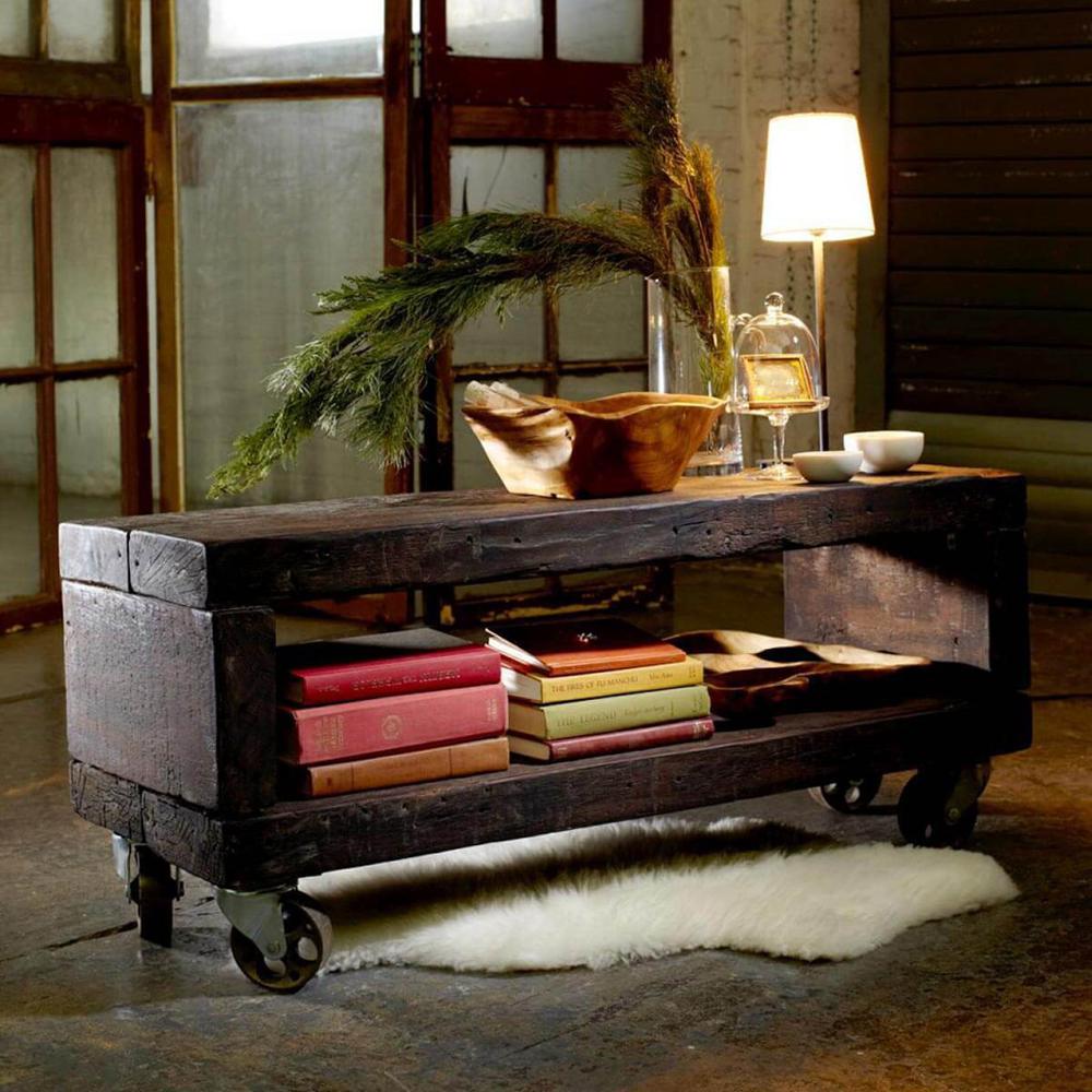 9. Reclaimed Wood Coffee Table