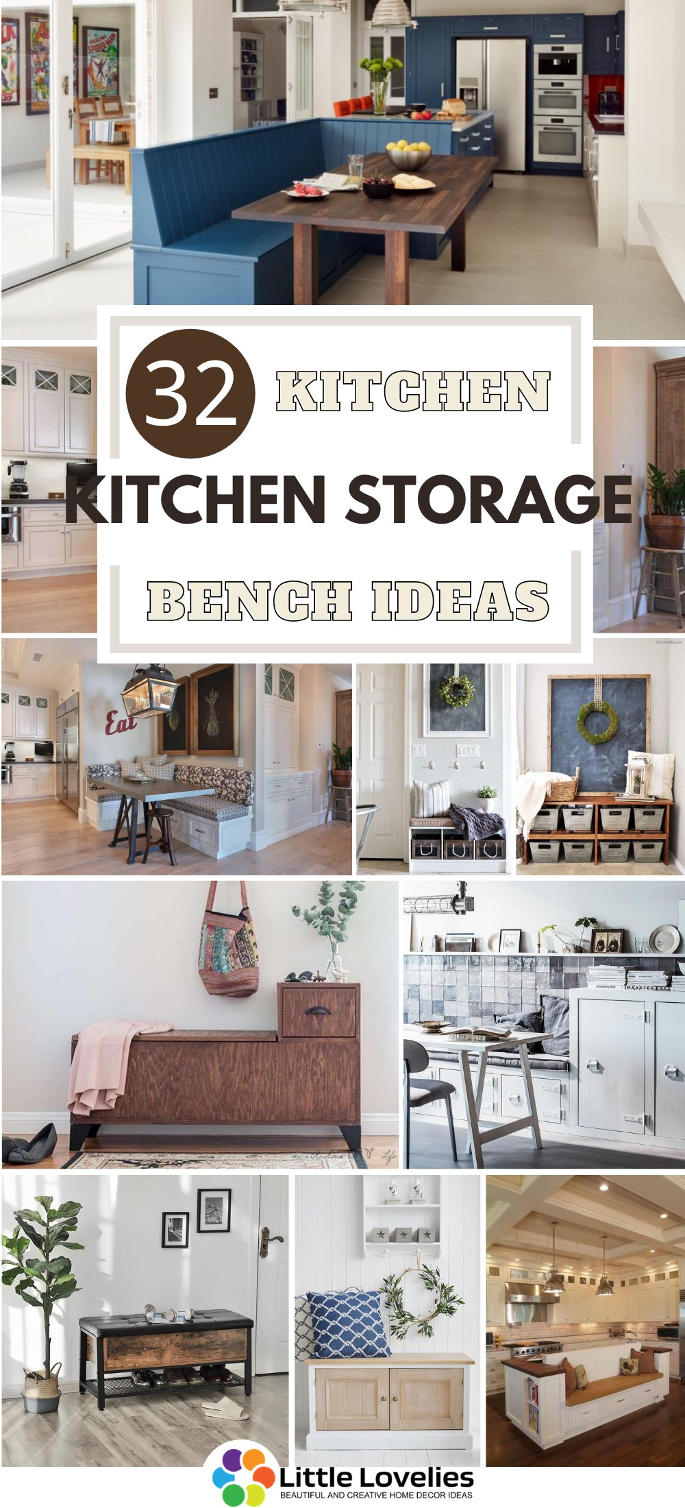 Best Kitchen Storage Bench Ideas